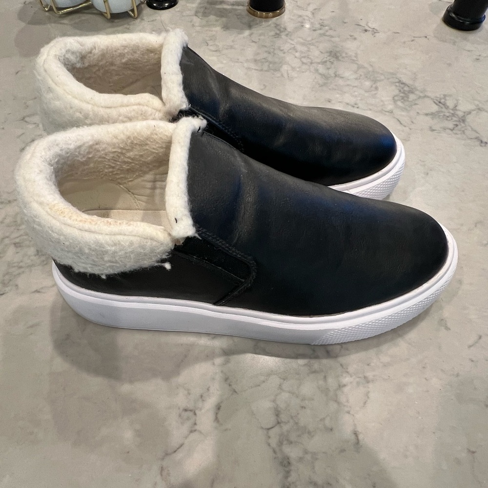 Fuzzy Pull On Sneakers - image 2